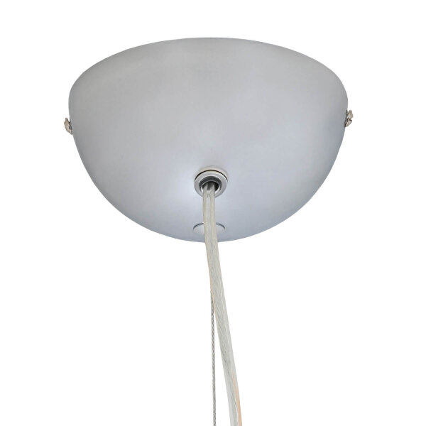 grande lampe à suspendre Ø70cm rond Design moderne argenté