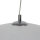 grande lampe à suspendre Ø70cm rond Design moderne argenté