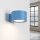 Wandleuchte Aluminium Hellblau GX53 T:12 cm modern