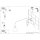 Wandleuchte mit Schalter Stahl Schwarz E14 H:30 cm