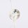 Wandlampe mit Schalter Stahl Beige E14 H:30 cm
