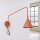 Wandlampe mit Schalter Stahl Ocker E14 H:30 cm