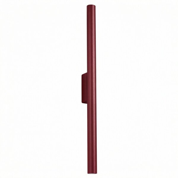 Wandleuchte Up Down Stahl Burgund G9 H:50 cm blendarm