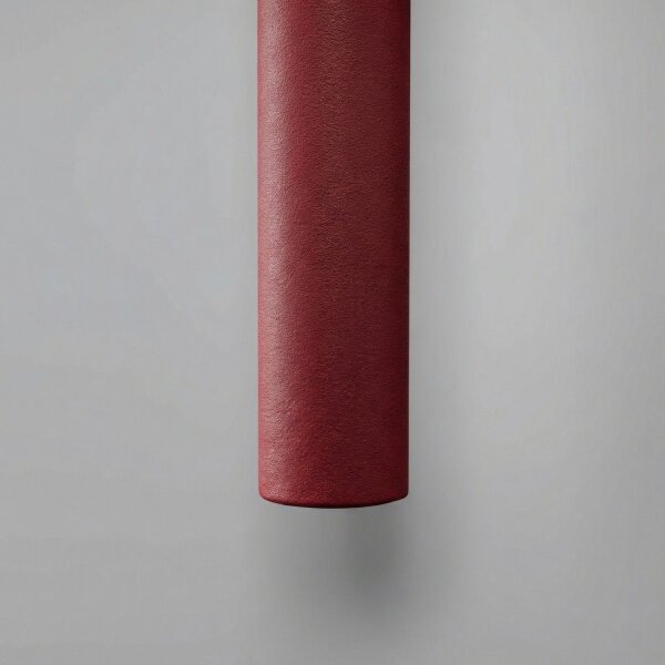 Wandleuchte Up Down Stahl Burgund G9 H:50 cm blendarm