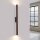 Wandleuchte Up Down Stahl Braun G9 H:50 cm blendarm