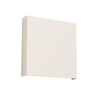 Wandleuchte Stahl Beige G9 H:15 cm blendarm indirekt