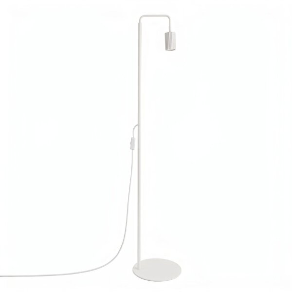 Stehleuchte schwenkbar Aluminium Weiß GU10 H:160 cm