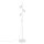 Stehlampe flexibel Weiß GU10 3-flammig H:155 cm