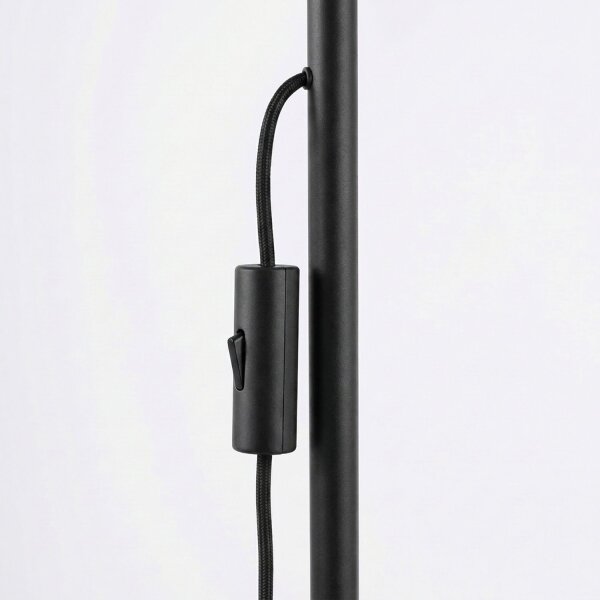 Stehlampe verstellbar Aluminium Schwarz GU10 H:155 cm