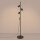 Stehlampe verstellbar Aluminium Schwarz GU10 H:155 cm