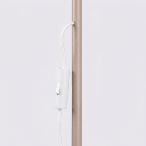 Stehleuchte schwenkbar Aluminium Taupe GU10 H:160 cm