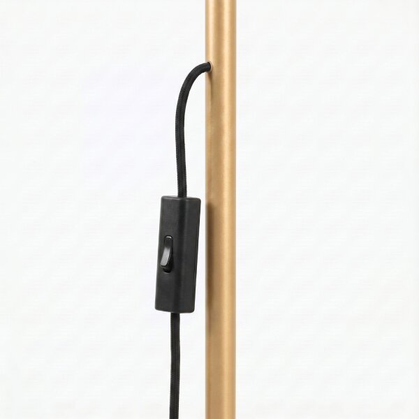 Stehleuchte schwenkbar Aluminium Gold GU10 H:160 cm