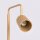Stehleuchte schwenkbar Aluminium Gold GU10 H:160 cm