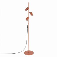 Stehlampe schwenkbar Aluminium Ockerrot GU10 H:155 cm
