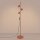 Stehlampe schwenkbar Aluminium Ockerrot GU10 H:155 cm