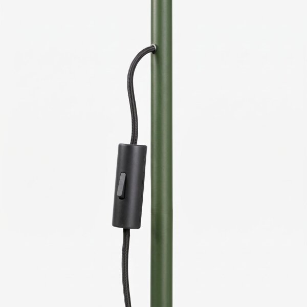 Stehlampe verstellbar Aluminium Olivgrün GU10 H:160 cm