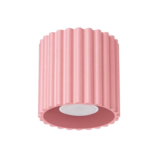 Deckenlampe Aluminium Rosa GU10 Ø10 cm modern