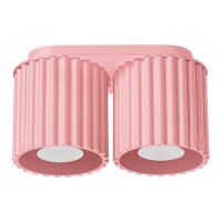 Deckenleuchte Aluminium Rosa GU10 L:21 cm länglich