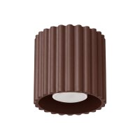 Deckenlampe Aluminium Braun GU10 &Oslash;10 cm modern
