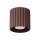 Deckenlampe Aluminium Braun GU10 Ø10 cm modern