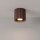 Deckenlampe Aluminium Braun GU10 Ø10 cm modern
