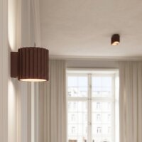 Deckenleuchte Aluminium Braun GU10 L:21 cm lang
