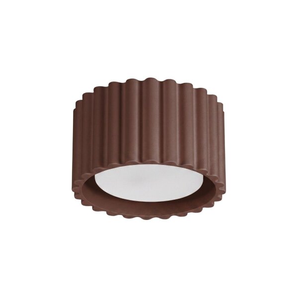Deckenlampe Aluminium Braun GX53 Ø10 cm wohnlich
