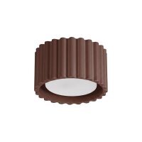 Deckenlampe Aluminium Braun GX53 &Oslash;10 cm wohnlich