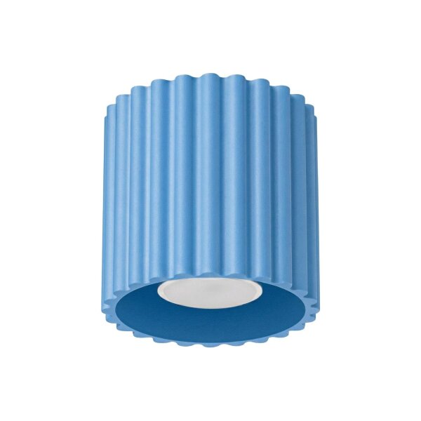 Deckenlampe Aluminium Hellblau GU10 Ø10 cm modern