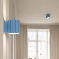 Deckenlampe Aluminium Hellblau GU10 Ø10 cm modern