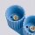 Deckenleuchte Aluminium Hellblau GU10 L:21 cm