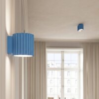 Deckenlampe Aluminium Hellblau GX53 Ø10 cm modern