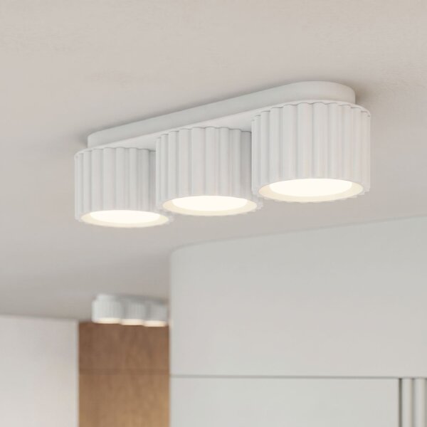 Deckenlampe Aluminium Weiß GX53 L:32,5 cm modern