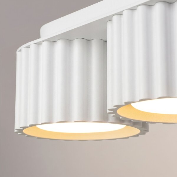 Deckenlampe Aluminium Weiß GX53 L:32,5 cm modern