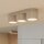 Deckenlampe 3-flammig Aluminium Beige GX53 L:32,5 cm