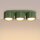 Deckenlampe 3-flammig Aluminium Olivgrün GX53 L:32,5 cm
