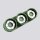 Deckenlampe 3-flammig Aluminium Olivgrün GX53 L:32,5 cm