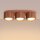 Deckenlampe 3-flammig Aluminium Ocker GX53 L:32,5 cm
