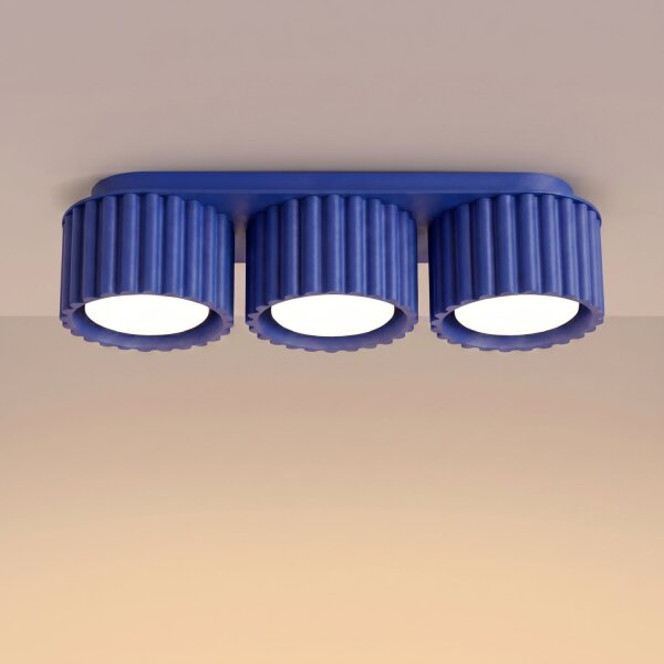 Deckenlampe 3-flammig Ultramarin GX53 L:32,5 cm