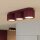 Deckenlampe 3-flammig Aluminium Burgund GX53 L:32,5 cm