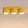 Deckenlampe 3-flammig Aluminium Gelb GX53 L:32,5 cm