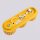 Deckenlampe 3-flammig Aluminium Gelb GX53 L:32,5 cm