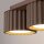 Deckenlampe 3-flammig Aluminium Braun GX53 L:32,5 cm