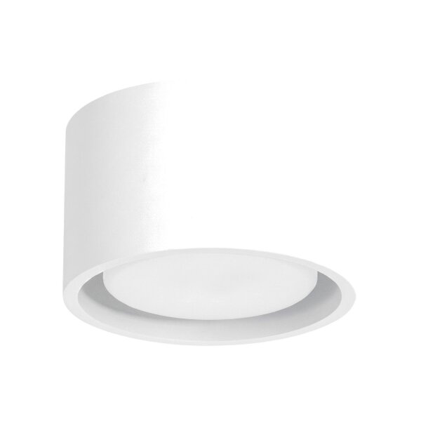 Deckenleuchte Aluminium Weiß GX53 Ø10 cm rund
