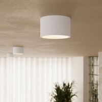 Deckenleuchte Aluminium Weiß GX53 Ø10 cm rund