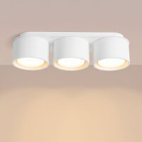 Deckenlampe 3-flammig Weiß GX53 L:32,4 cm modern