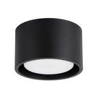 Deckenleuchte Aluminium Schwarz GX53 Ø10 cm modern