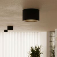 Deckenleuchte Aluminium Schwarz GX53 Ø10 cm modern