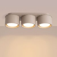 Deckenleuchte Aluminium Taupe GX53 L:32,4 cm modern