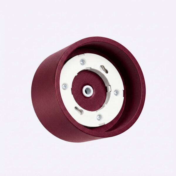 Deckenleuchte Aluminium Burgund GX53 Ø10 cm modern